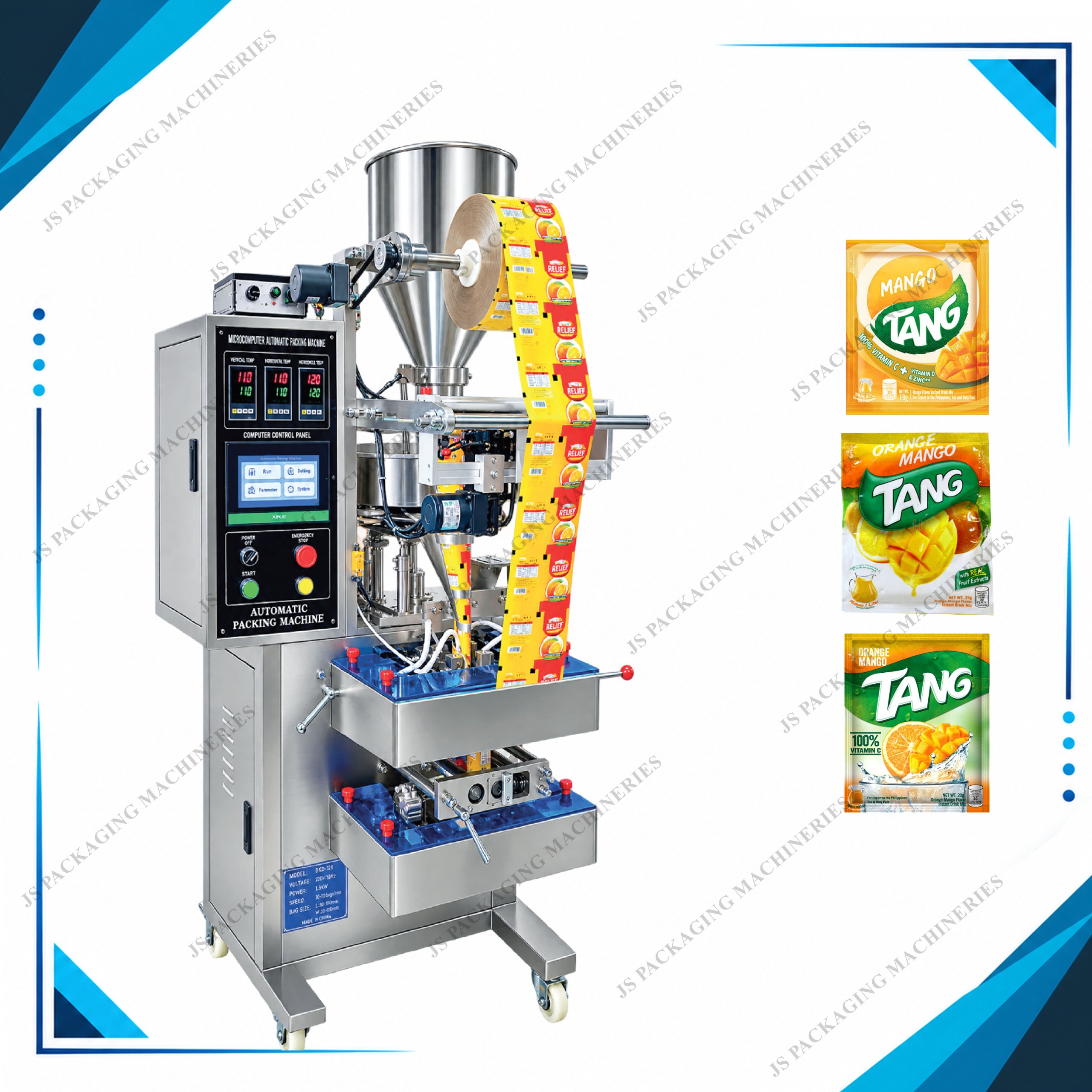 Automatic Mini Pack Tang Packing Machine