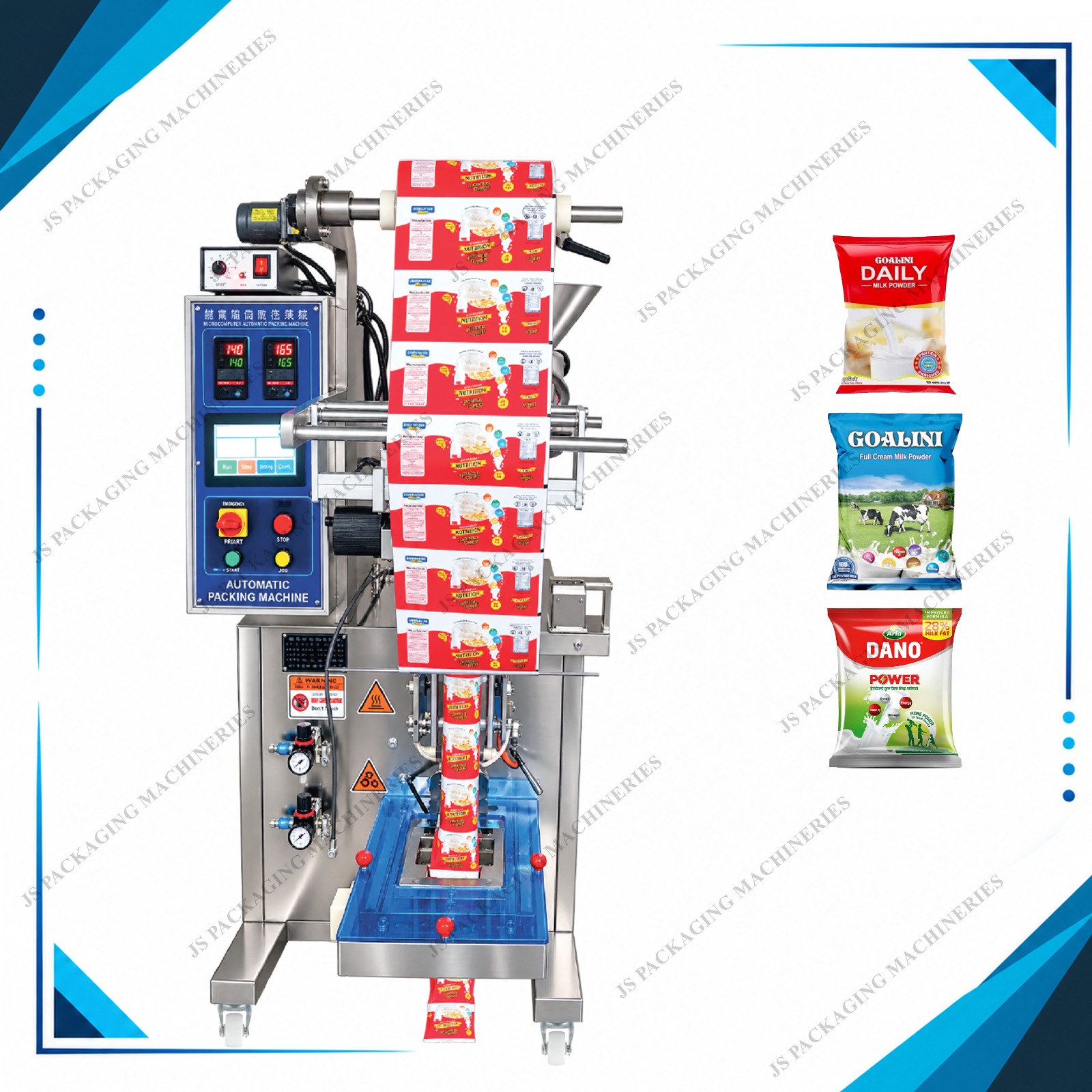 Automatic Milk, Masla, All Powder Packing Machine